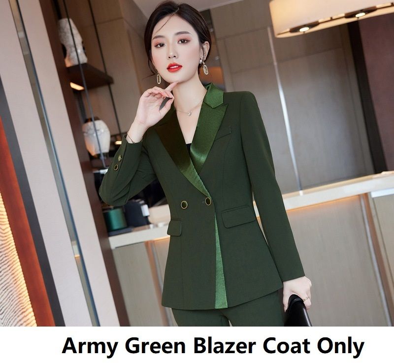 Green Blazer Coat