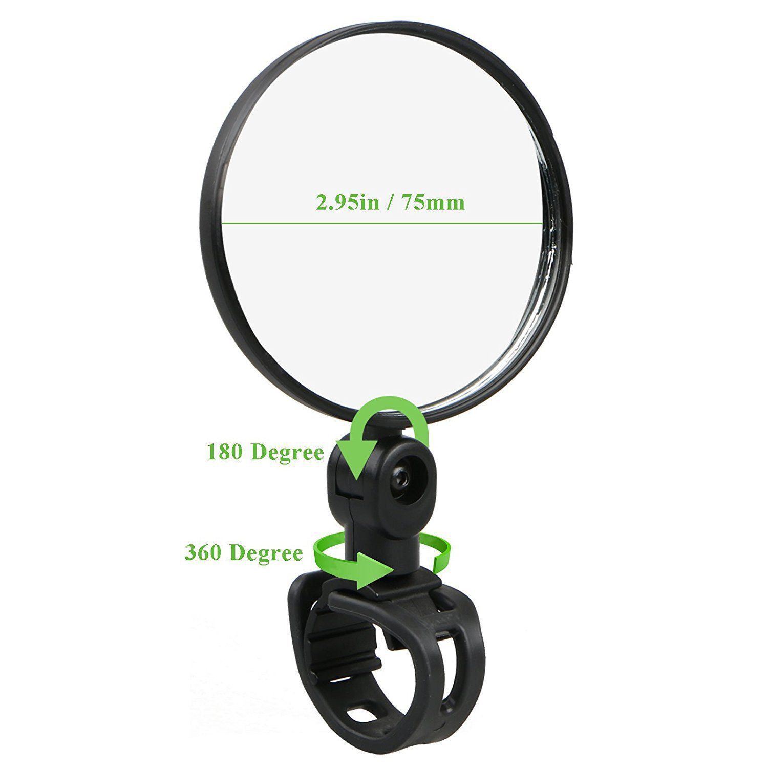 7.5cm Round mirror