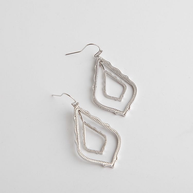 Silver earrings