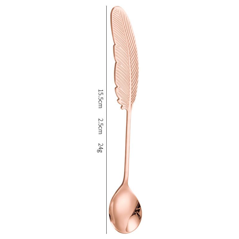 #5 spoon rose gold