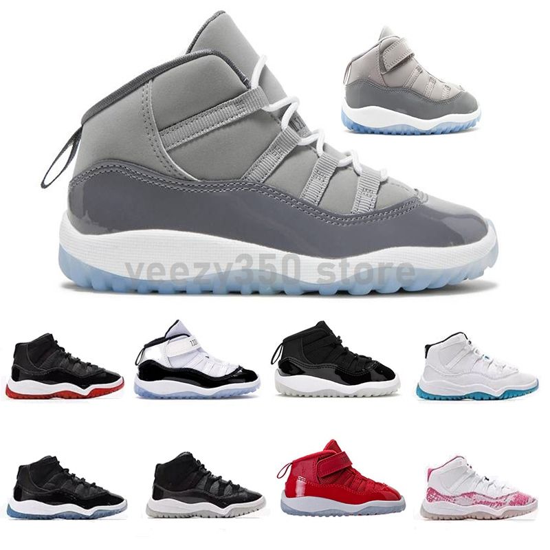 Kids Shoes TD Cool Grey 11 XI Sneaker 