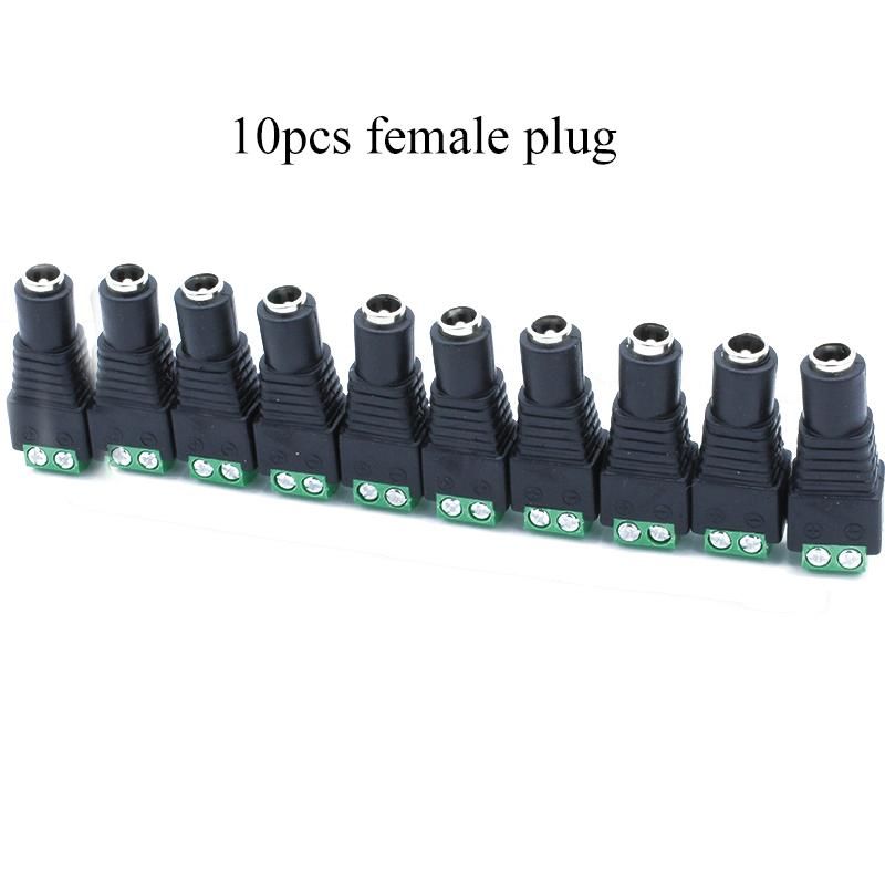 10pcs female plug
