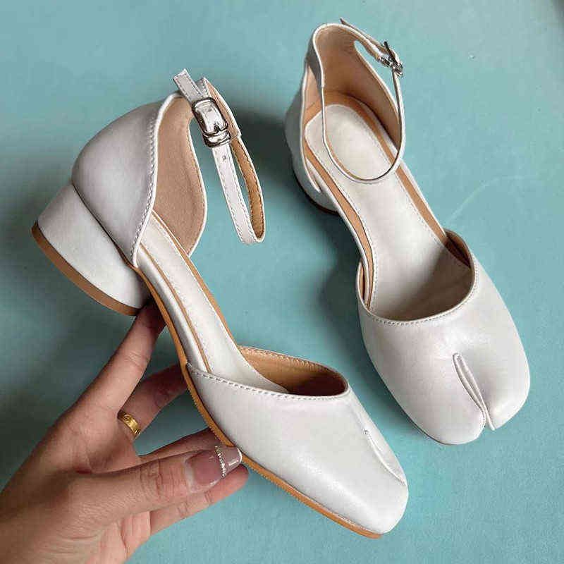 White 3cm Sandals