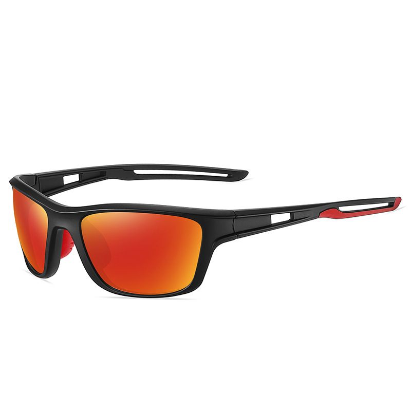 Czarno-Rimmed Orange-Red Obiektyw