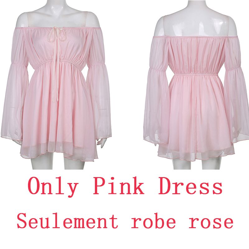 bara rosa klänning