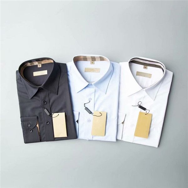 Designer Mens Dress Shirts Fashion Casual Shirt Brands Men Shirts Spring Autumn Slim Fit Shirts chemises de marque pour hommes 1000