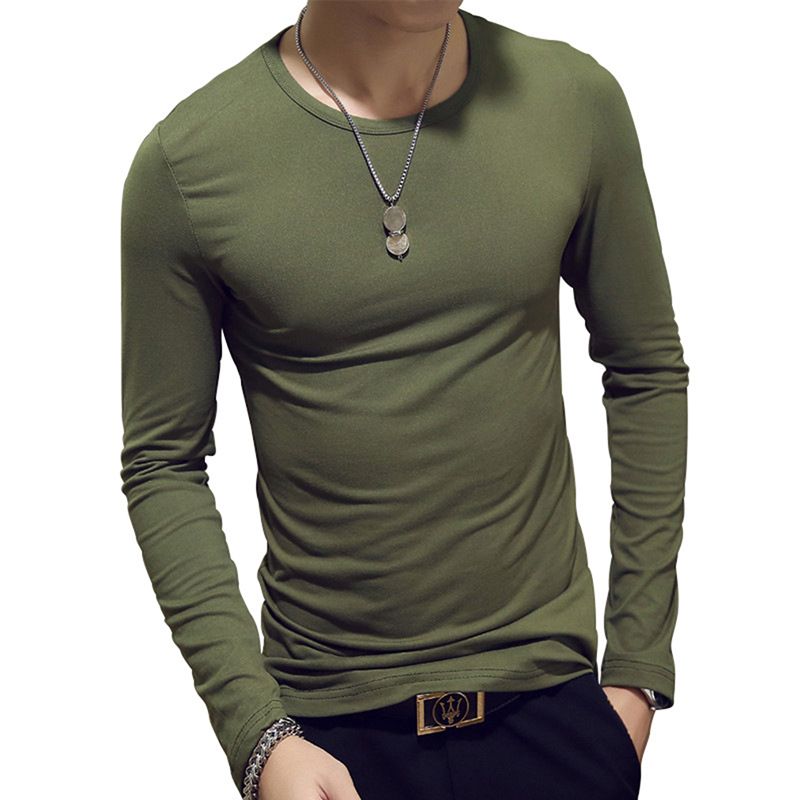 ArmyGreen ronde nek