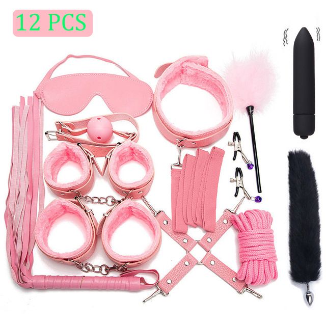 12pcs Leather Pink