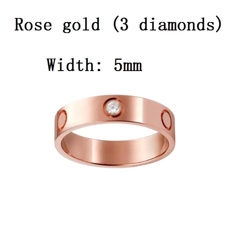 5mm rose with diamond