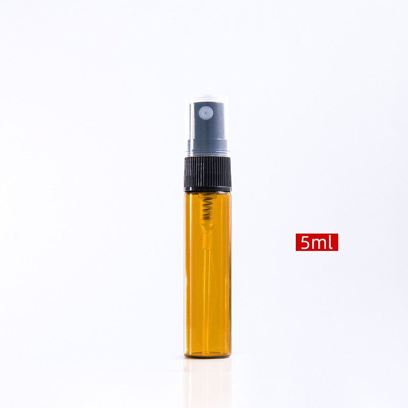 5ml amber Black spray clear cover