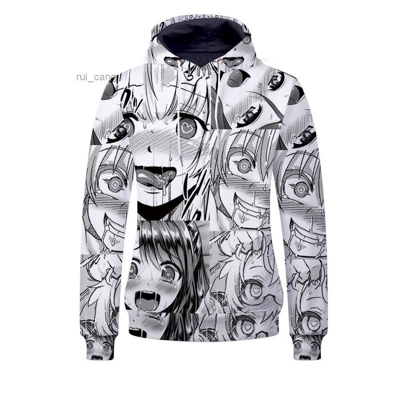 Parejas de moda nueva tela sana hombres/mujer anime ahegao sexy niña 3d estampado suéter suéter Parejas de moda nueva tela sana hombres/mujer anime ahegao sexy niña 3d estampado suéter suéter