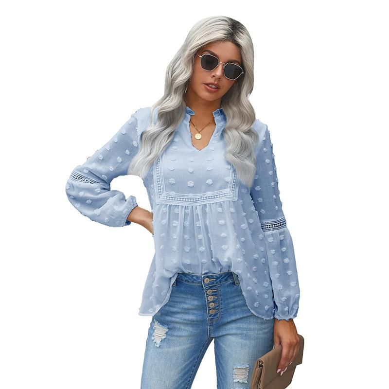 Blue Chiffon shirt