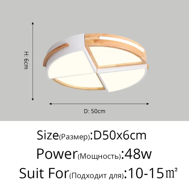 50 cm 48W Luminosità bianca Dimmabile