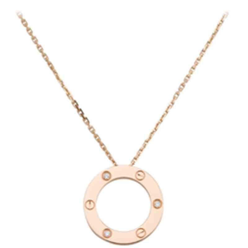 Rose Gold Three Diamond-20inches