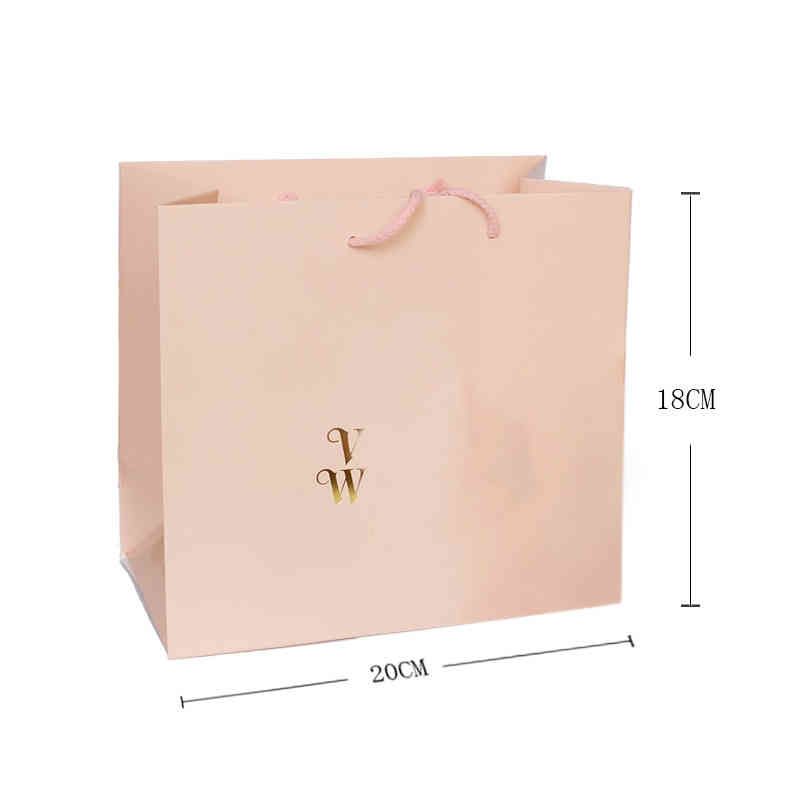 Pink Tote Bag 20*18cm