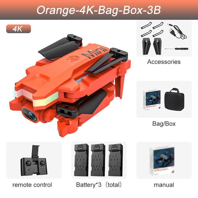 Orange+en kamera+3*batteri