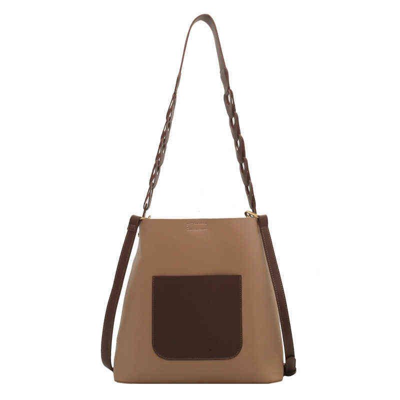 Khaki -Tasche.