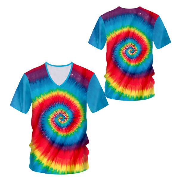 Camisetas de vórtice do arco -íris