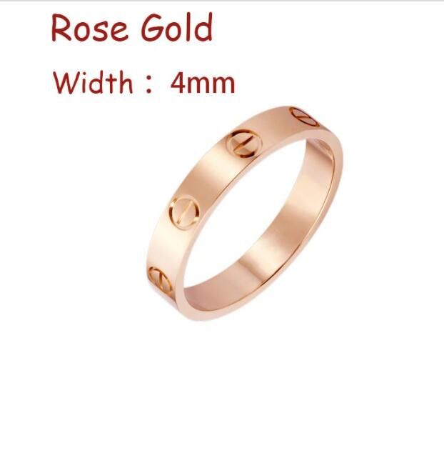 4mm rose sans diamant