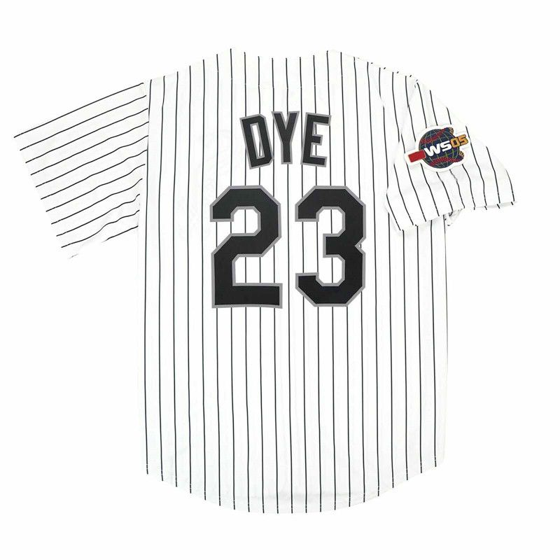 Men Retro White With 2005 WS Patch