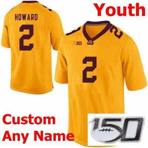 Youth Yellow with 150th Patch