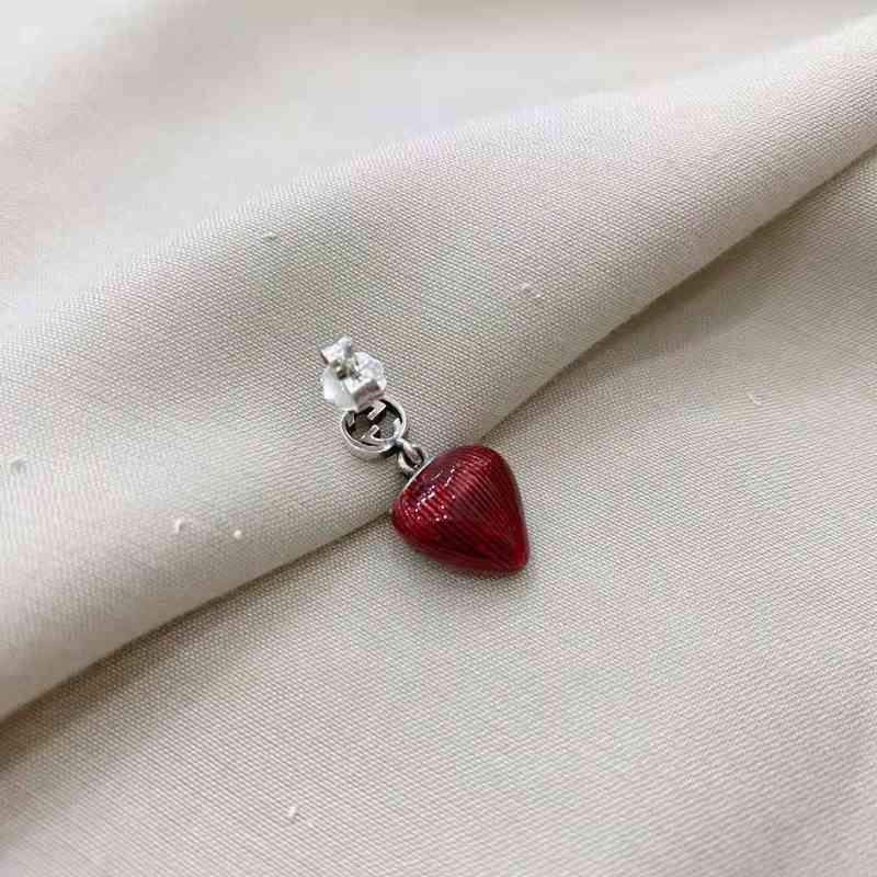 Strawberry Earrings-925 Silver