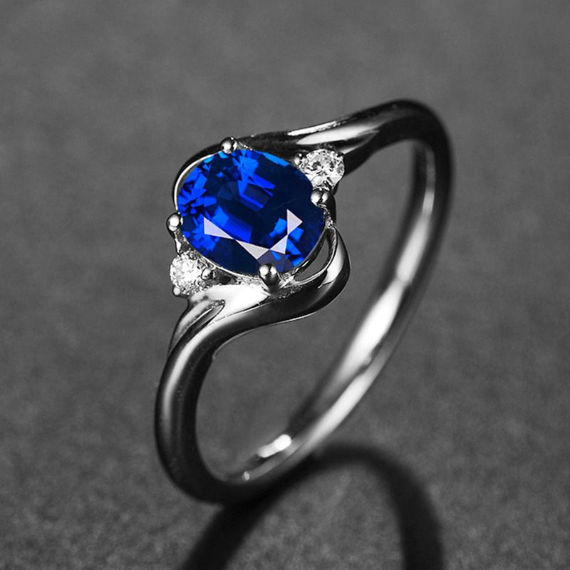 Blue diamond [white gold color]]
