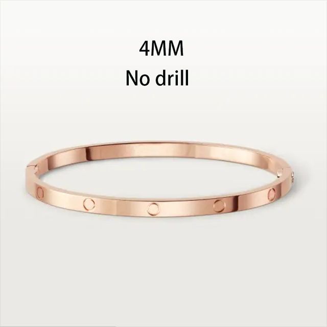 4mm rose gold no st