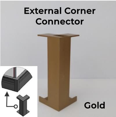 gold external connector