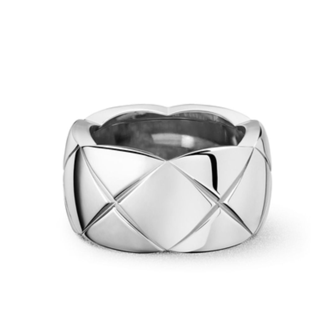 Bred (1 cm) silver