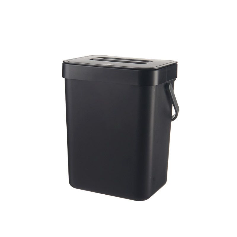 Wall Mounted Double Sided Trash Can Bin With Lid Waste Kitchen