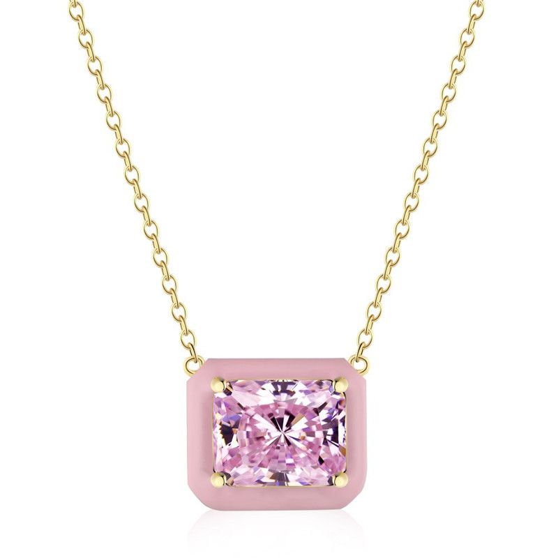 Gold Pink Square