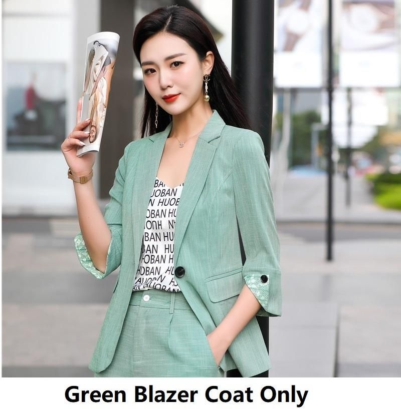 Green Blazer Coat