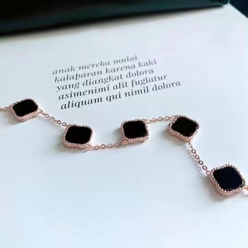 rose gold + black