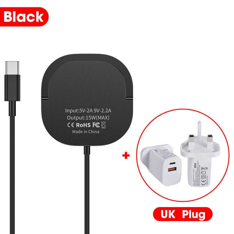 Zwart met Britse plug