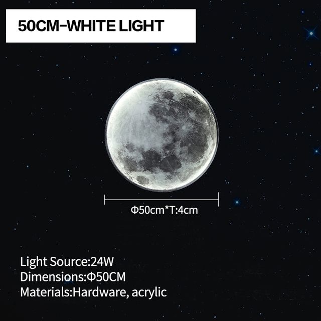 Diametro 50cm luce bianca