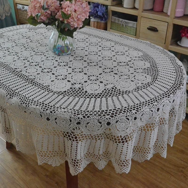 Whole And Retail Handmade Crochet Table Cloth Oval Dinner Tablecloth Crocheted Lace Cotton Extra Long Cover From Cansou 80 39 Dhgate Israel Whole And Retail Handmade Crochet, Extra Long Tablecloth