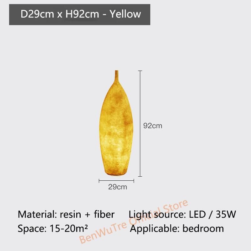 D29 X H92CM Żółte białe światło