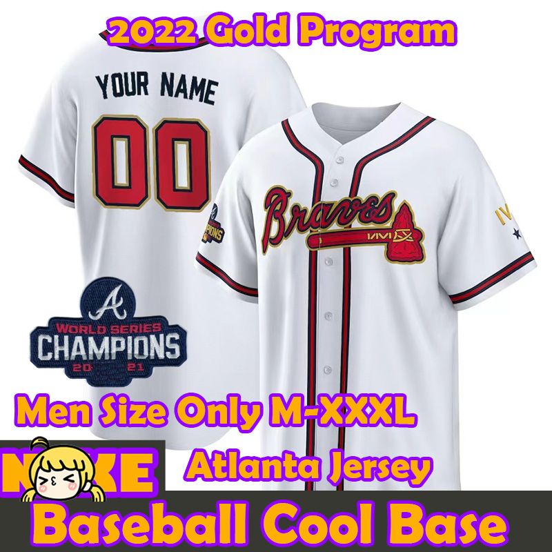 2022 Gold Cool Base Men Jersey+Patch
