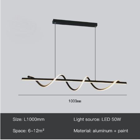 Czarny -100cm.