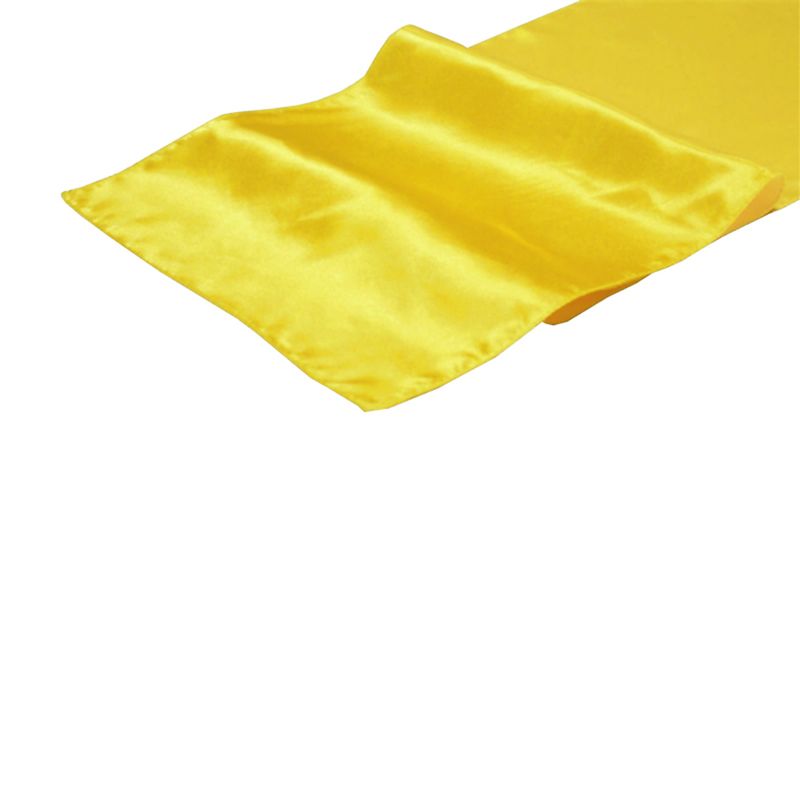 Yellow-Satin Table Runners-30x275cm