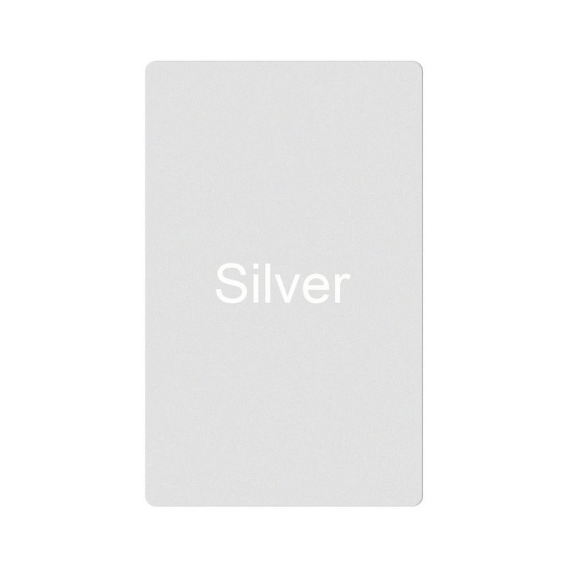 Silver-86 x 54 x 0,45 mm