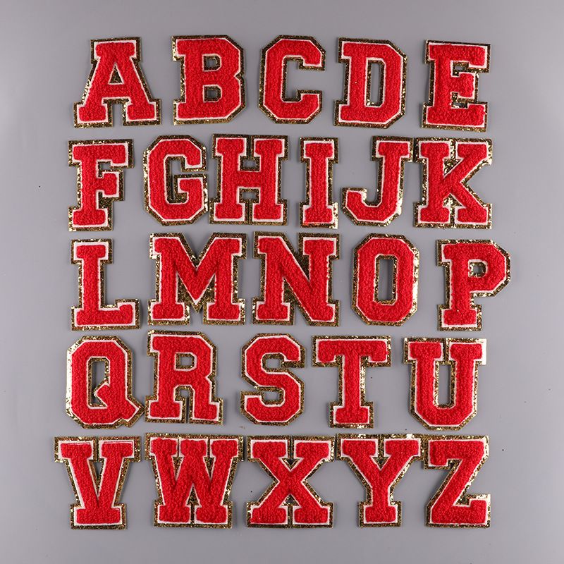 Red A-Z (One of 26 letters)