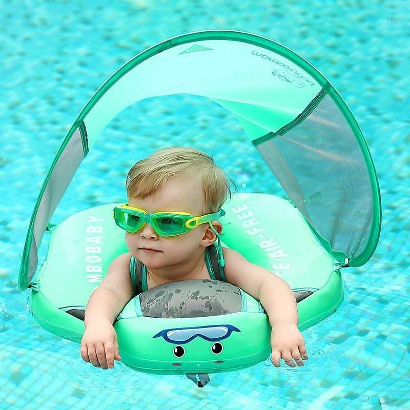 Smart Swim Trainer Baby Infant Toddler Solid Flat Ring Floating Safety Swimming 