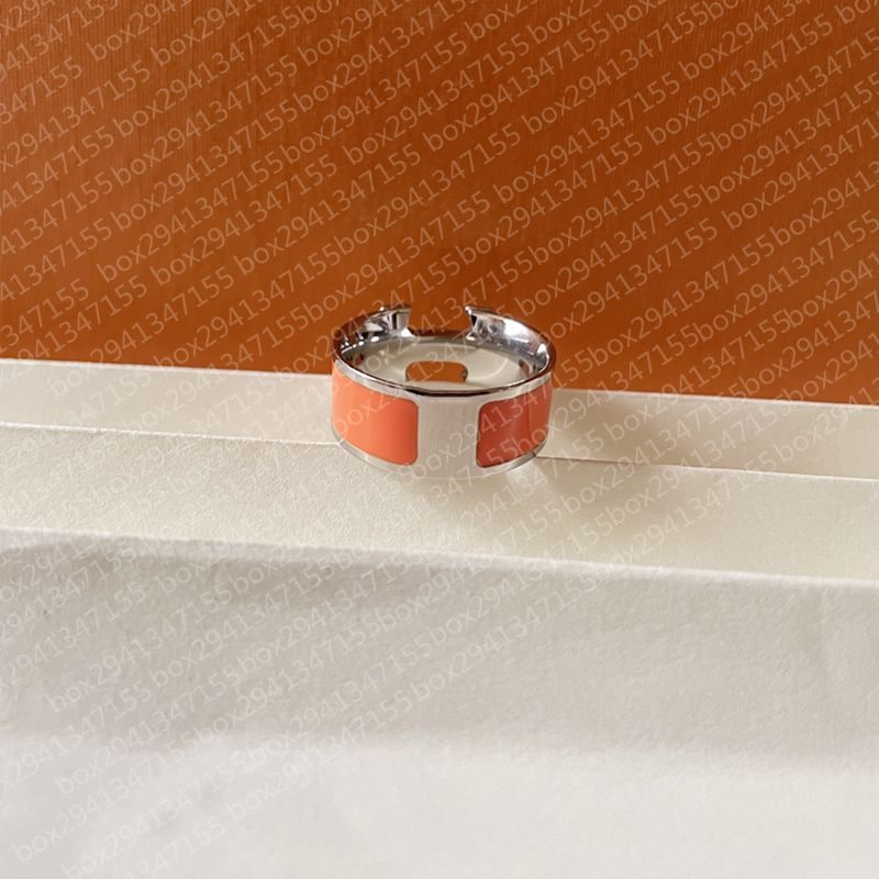 silver with orange