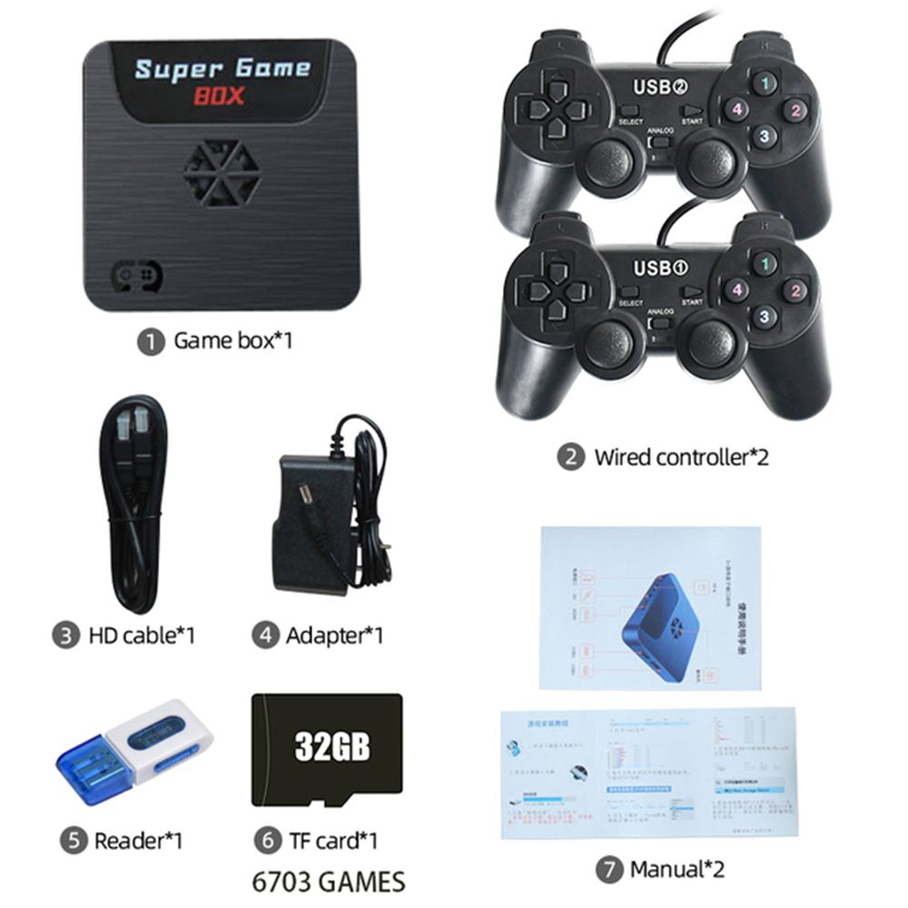 Wired Controler+32g TF card