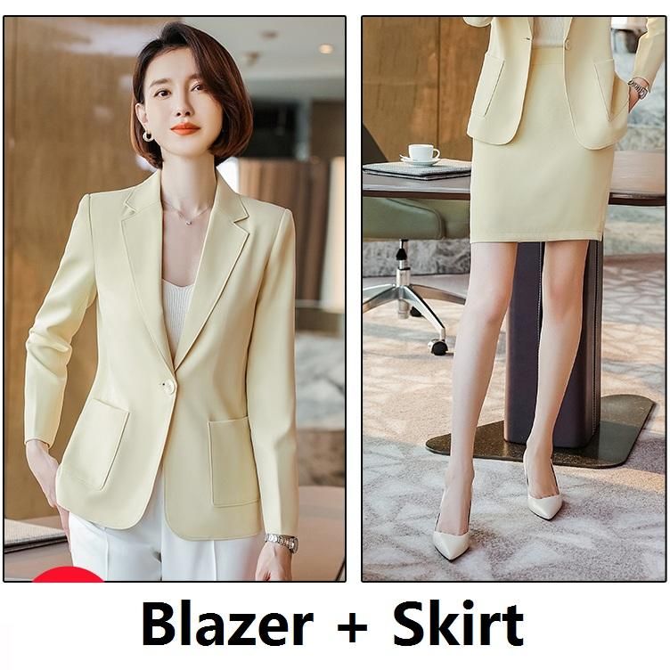 Blazer and Skirt Set