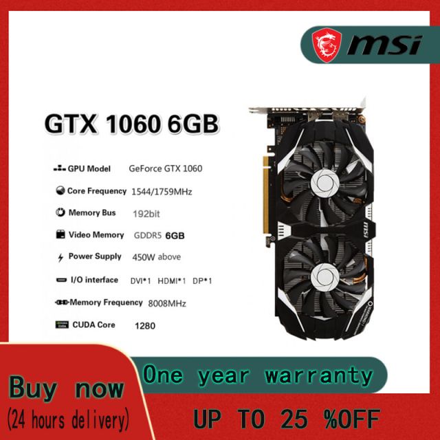 MSI-GTX-1060 6GB
