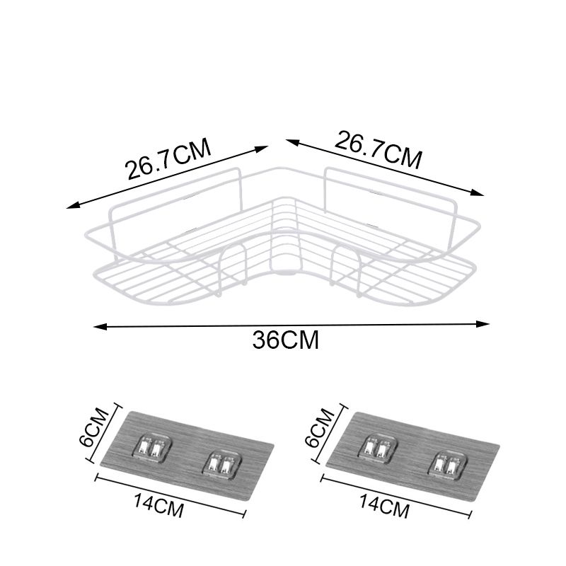 White And 2pcs Hooks