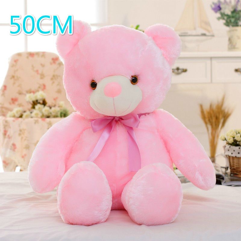 Urso rosa de 50 cm